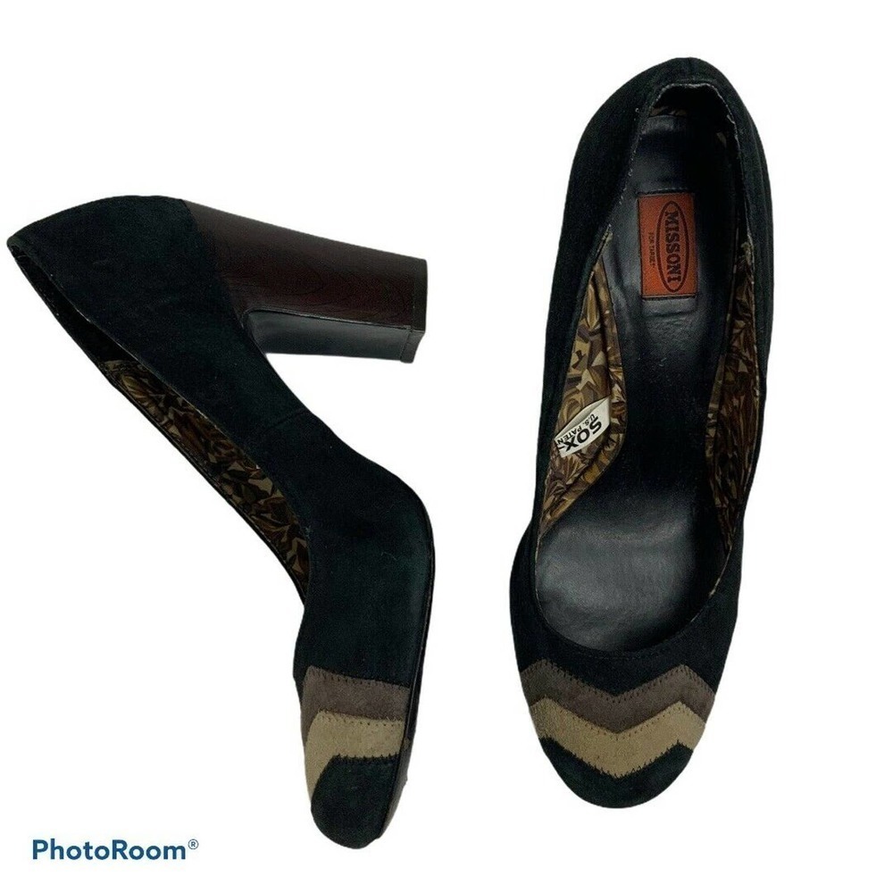 Missoni For Target Suede Chevron Pumps‎ Heels